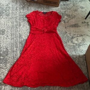 Perceptions New York Red Lace Dress